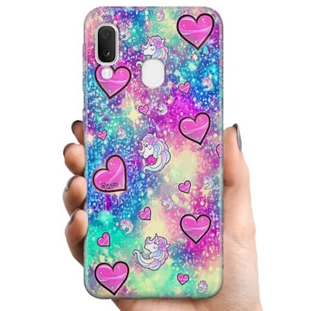 Yhteensopiva Puhelinkuori Samsung Galaxy A20e Enhörning