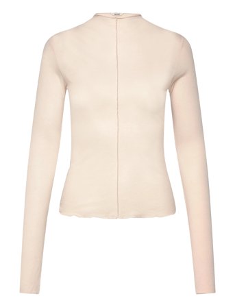 Monki Slim Turtleneck Ls Top - Cream - XL