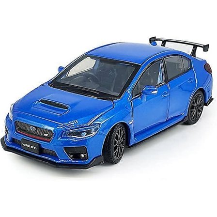 2016 Impreza WRX STI S207 Die-cast Modelbil Legetøjsracerbil 1/32 Skala Metal Børns Die-cast Køretøjer med Lys, 4 Døre Åbne, Motorhjelm & Bagagerum