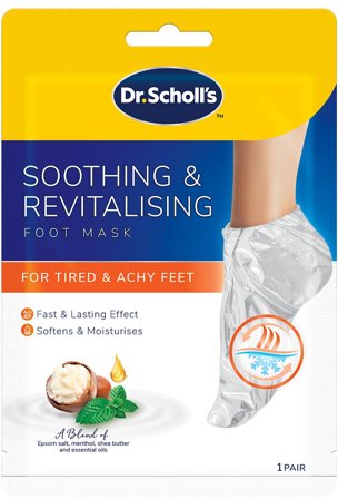 Scholl Soothing and Revitalising Foot Mask, Skincare, Fodpleje, Fodmasker