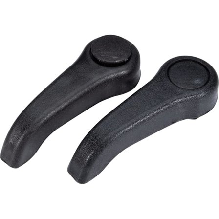 Set med 2 Svarta Justeringshandtag för Framstolar till Clio 2 7701209658 7701470827