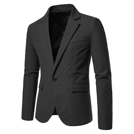 Herr Blazer Två Knappar Slim Fit Blazer Jacka