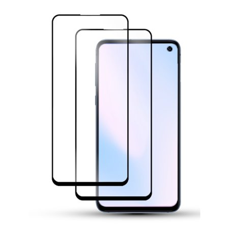 2-Pack SAMSUNG S10E Skærmbeskyttelse - Hærdet Glas 9H - Super kvalitet 3D