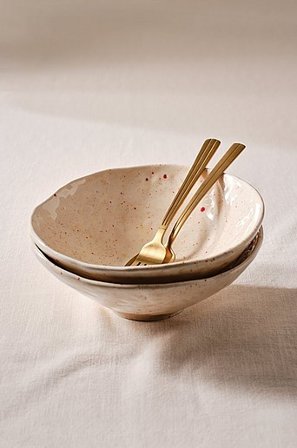 Jotex - Kulho 2 Kpl Pakkaus Beige/monivärinen Beige/monivärinen - SPRINKLE - Osta Kulhot Jotex