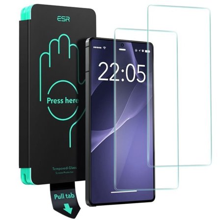 ESR hærdet glas 2-pak til Samsung Galaxy S25 Ultra - transparent