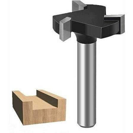 6 mm skaft CNC-fräs för ytförädling, volframkarbidfräsar för träbearbetning