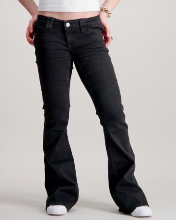 Gina Tricot Young Y too clean flare jeans Svart Jeans Jente - Kids Brand Store