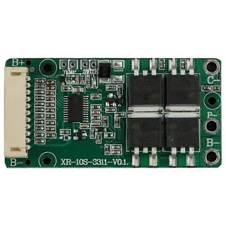 BMS 10S 36V 15A 18650 Li-Ion Lithium Batteri Opladningsbeskyttelseskort PCB PCM Fælles Port til El-scooter El-cykel Opladning