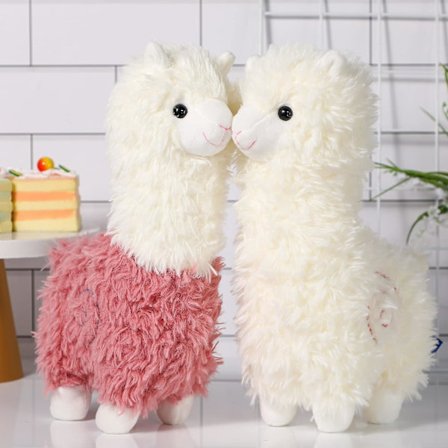 2 kpl Plushi Alpaca Leikkieläin 11 tuuman Llama Täytetty Pehmolelu Pehmeä Alpaca