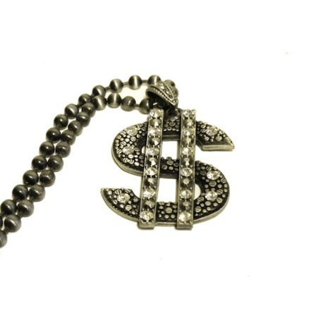 Halskjede - Iced Dollar