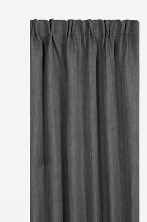 Cellbes of Sweden - Lystett gardin multubånd Ellen 2-pack i mørk grå i størrelse 140 x 240 cm