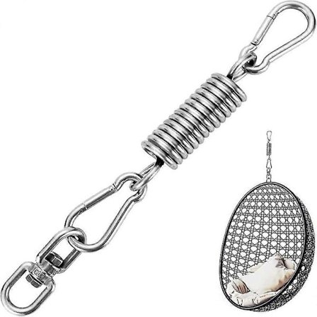 Hængende æggestol fjeder, hængende stol gyngfjeder, lastkapacitet op til 25 NYE_Særlige gaver