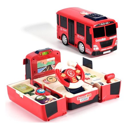 Rat Bus Inertia Bus Legetøj RØD