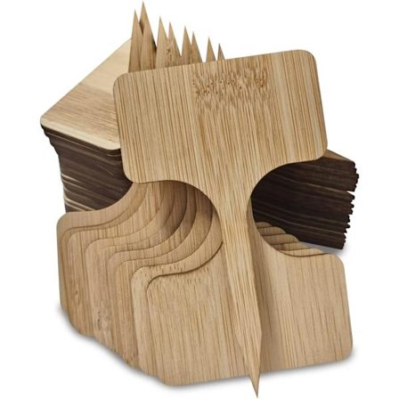 30 stk Bambus Plante Etiketter, Plante Tags, T-Type Plante Skilt, Have