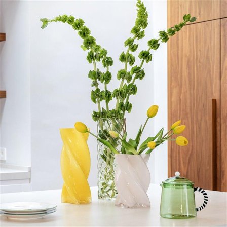 Klevering Marshmellow Vase Gul Ø12xH30