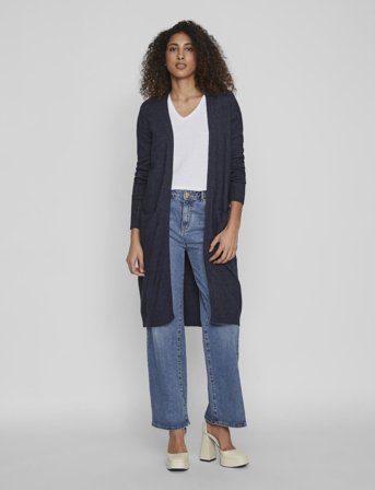 Vila Viril Long L/S Knit Cardigan - Noos - Navy - L