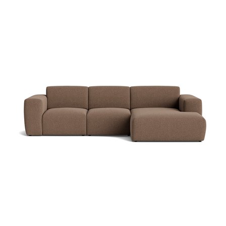 Aurelia chaiselong sofa, højrevendt - Nordic Brun - 295x160x78 - Sofa, chaiselong