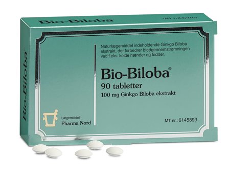 Pharma Nord Bio-Biloba 90 tabl., Helse & Madvarer, Naturlægemidler, Kredsløb