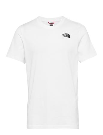 M S/S Red Box Tee T-shirts Short-sleeved Hvit The North Face
