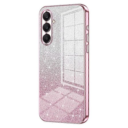 Kompatibel med Samsung Galaxy A26 5G Cover Elektroplettering Gradient Glitter TPU Telefon Cover - Perfet