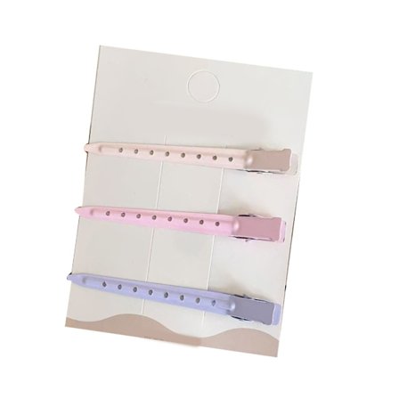 3 stk. hårsektionsklemmer, andebillede hårklemmer hårtilbehør til styling, metal hårklippeklemmer 3,42 tommer