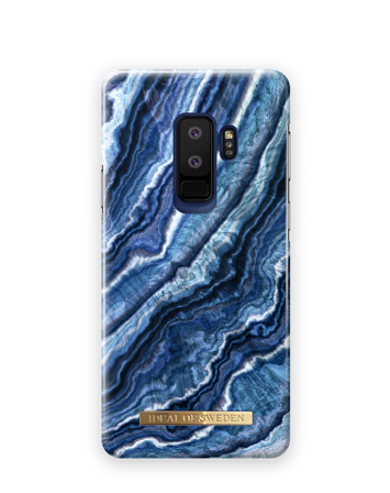 Unisex Hülle, Galaxy S9 Plus Indigo Swirl Handyhülle
