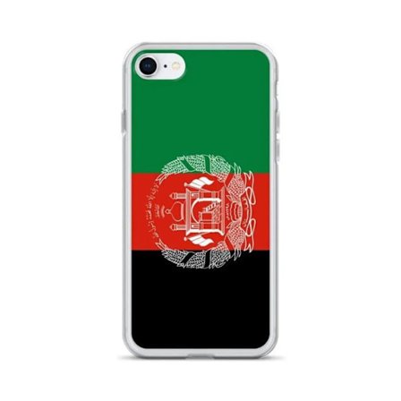 iPhone-kuori - Afghanistan - Lippu - Pehmeä - Monivärinen - Pystymalli