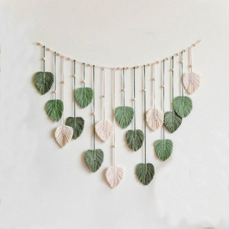 1 Stk Macrame Vegghengende Veggdekor for Soverom Macrame Vegg