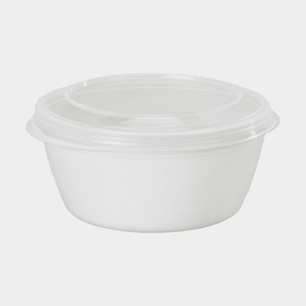 Brotdose Nordiska Plast Everyday Rund, weiß, 500 ml - Boot