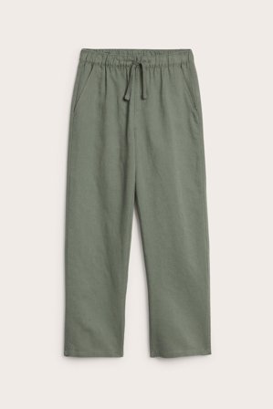 Kappahl | Spodnie z mieszanki lnu Zielony 170 | Zielony