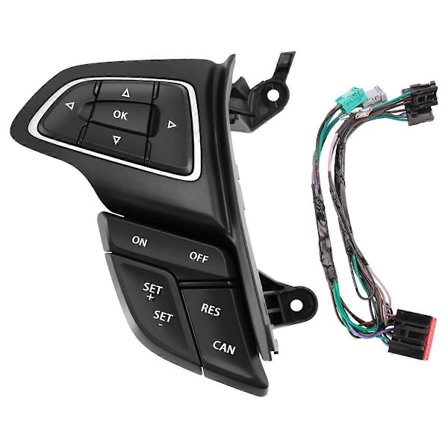 For Ford Focus Mk3 2015-2017 Kuga 2017 Cruise Control Bryter Multifunksjonsrattknapp Blu
