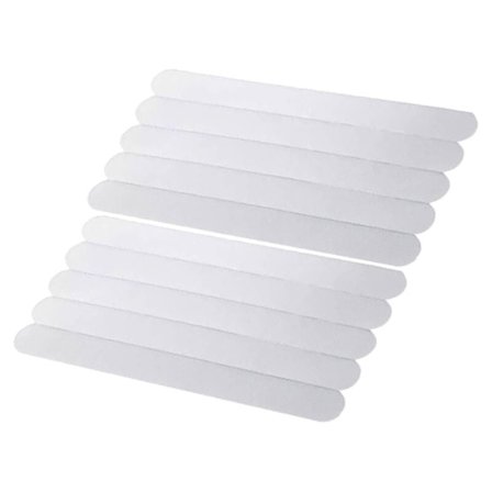 10 st Anti-halkremsor Säkerhetsduschremsor Klistermärken Badkar Anti-halkremsor Trappsteg Anti-halkremsa 7,87 tum