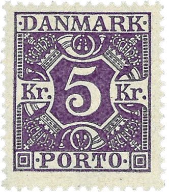 Danmark 1924 - Portomærke AFA 16 - Postfrisk