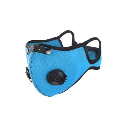 2 sports anti-støvmasker, aktiverte kullfiltre, gjenbrukbare