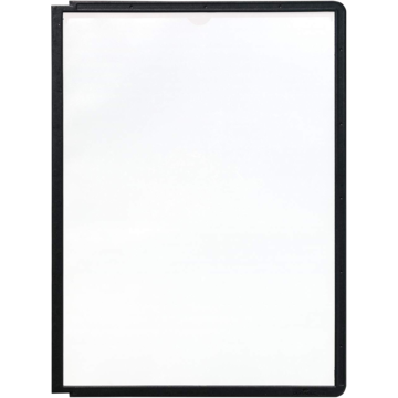 Plastomslag A4 M/Ramme Sort