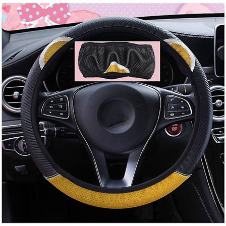 Søtt tegneserie katteøre rattdeksel for kvinner Universal bilstyling rattdeksler Auto dekorasjonstilbehør - Rattdeksler