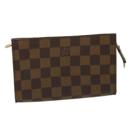 Louis Vuitton Vintage, Pre-owned Canvas pouches Bruin, Dames, Maat:ONE Size,leer