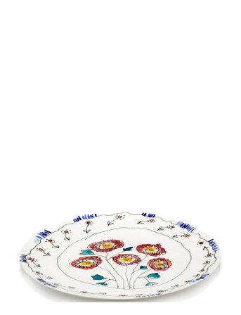 Serax Serax Marni Midnight Flowers Serving Plate L D35Cm Mirtillo Nude - Multi/patterned - Ø 35 CM