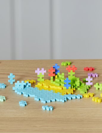 Plus-Plus Tropical Mix 240 Pcs Tube - Multi/patterned - ONE SIZE