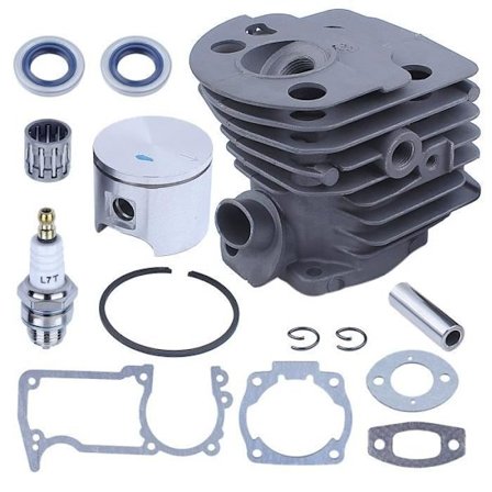 Nikasilbelagd 46mm Kolvset för Husqvarna 51 55 Rancher Oljeförseglingar 503609171