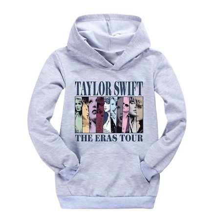 Pop Taylor Swift The Eras Tour Hoodie hettegenser uformell genser topper julegaver for barn jenter gutter[HK]