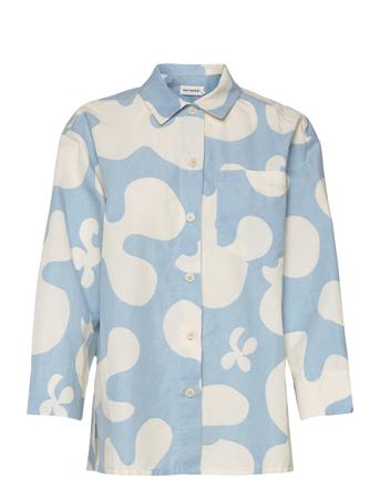 Hilba Pulloposti Langermet Skjorte Blå Marimekko*Betinget Tilbud