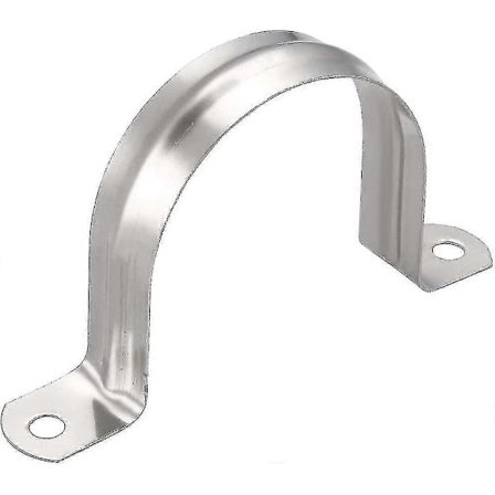 15 stk. 60 mm rørklemmer 304 rustfritt stål U-type rørklemmer fester for rør, slange og kabelkanal fester (15, M60)