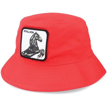 Goorin Bros. - Röd bucket Hatt - I'm A Little Hoarse Red Bucket @ Hatstore