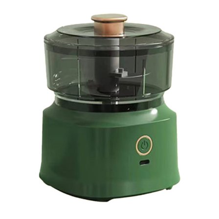 Elektrisk kötthackare mixer Multifunktionsblad i rostfritt stål Effektiv säker matmixer för kök Ljusgrön