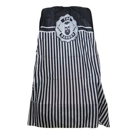 Frisörsalong Cape Hair Frisörklänning Frisörförkläde Frisör Svart