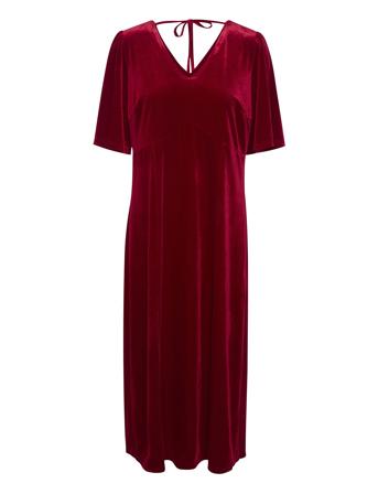 Crpativa Dress - Kim Fit Dresses Cocktail Dresses Rød Cream*Betinget Tilbud