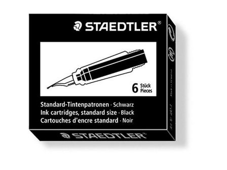 Staedtler Refill Svart 6/fp - Lyreco - Kontorsmaterial - Pennor - Pennpatroner