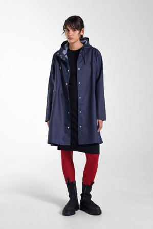 Mosebacke Lightweight Raincoat Navy