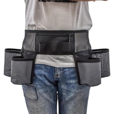 Verktøybelte - Midjebelte med lommer, justerbar rengjøring